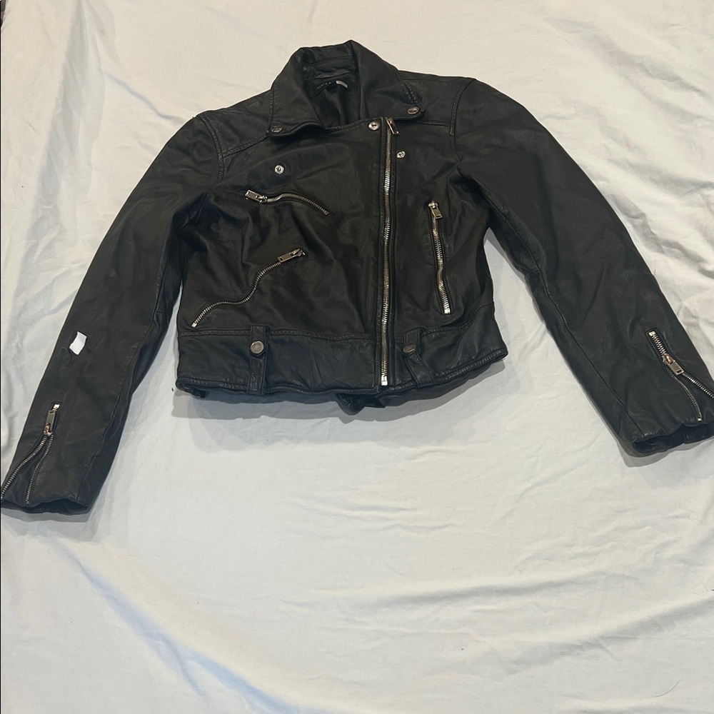 Slate & Willow Black Leather Jacket